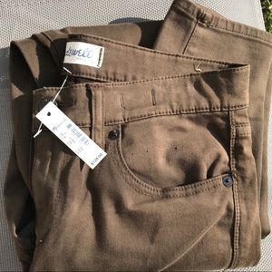NWT Madewell Army Green/Brown Pants